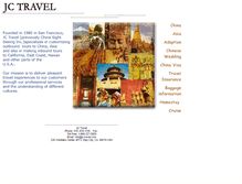 Tablet Screenshot of jc-travel.com